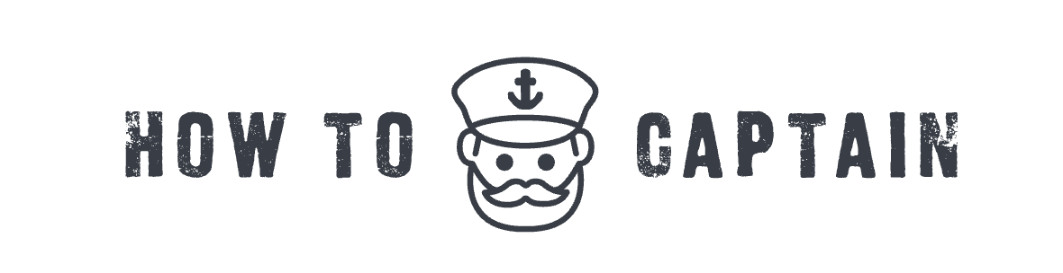 Tech Blog logo cartoon captain icon