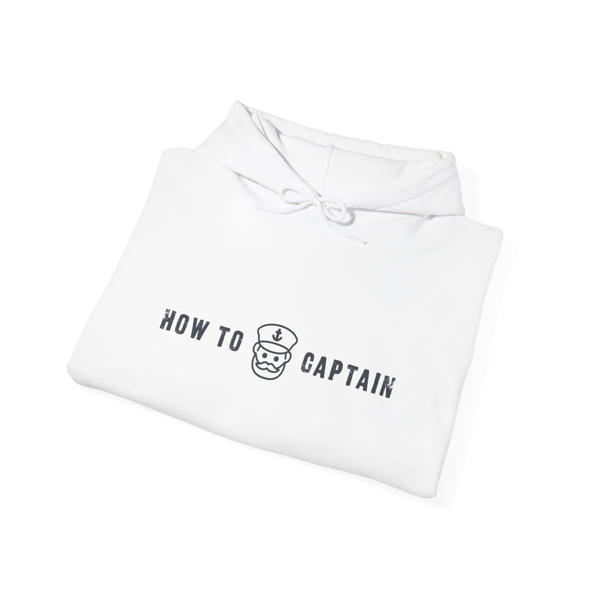 HowToCaptain Hoodie – Minimal Captain Logo (Unisex) - Image 4